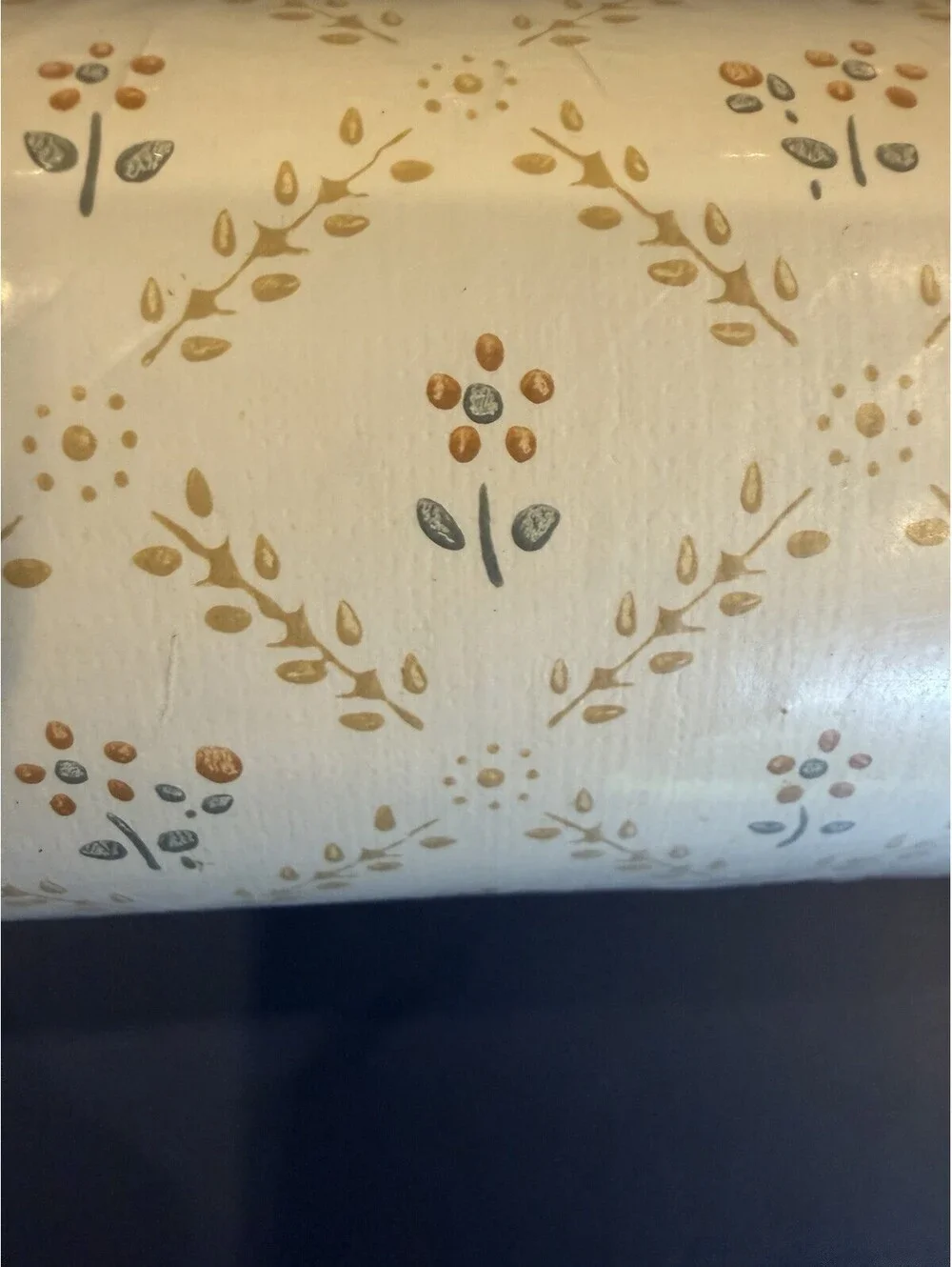 Vtg Signature Country Co-Ordinates Vinyl Coated Wallpaper 56sq Ft Floral New